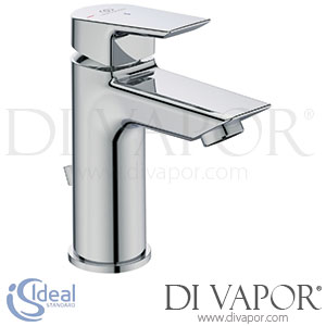 Ideal Standard Tesi One Hole Basin Mixer Bluestart with Pop-Up Waste - Nov 2015 to Dec 2020 - Spare Parts A6558AA GEN1